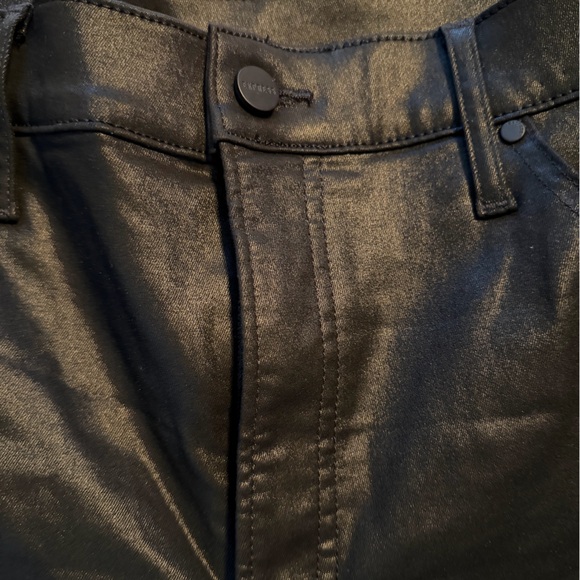 Express Black Coated Jeans - Picture 11 of 16